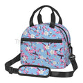 Axyaa Sakura Cherry Blossoms Insulated Lunch Bag: Reusable Thermal Cooler for Work, School, Picnic