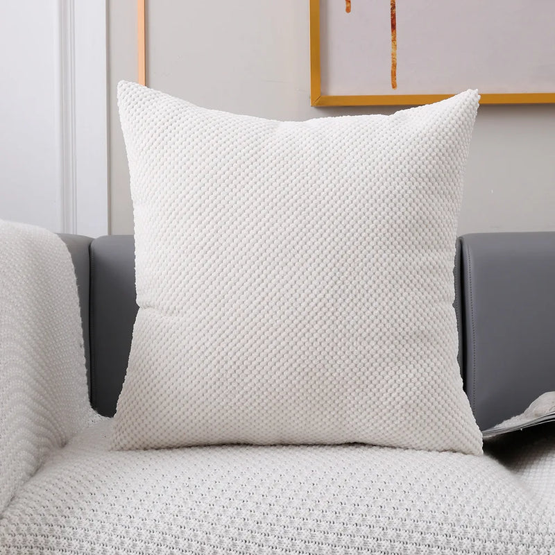 Axyaa Soft Plush Velvet Cushion Cover in Various Colors 45x45