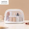 Axyaa Travel Toiletry Bag: Portable PVC Makeup Organizer for Women