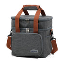 Axyaa Insulated Lunch Tote Bag with Aluminum Film for Outdoor - Large Capacity Square Thermal Bag