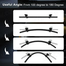 Axyaa Car Strobe Lights 96LED Flashing Windshield Bar in Red Blue Amber White Green