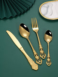 Axyaa 4pc Stainless Steel Court Tableware Set for High-Grade Wedding Parties
