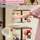 Axyaa Building Block Figures Display Stand Acrylic Showcase Cabinet Organize