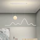 Axyaa Modern Art Moon Chandelier for Bedroom, Restaurant, Living Room Decor
