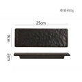 Axyaa Ceramic Sushi & Dessert Plate Set - Modern Molecular Cuisine Tableware
