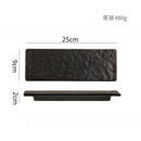Axyaa Ceramic Sushi & Dessert Plate Set - Modern Molecular Cuisine Tableware