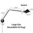 Axyaa Telescopic Swing Arm LED Wall Lamp Sconce Industrial Light - E27