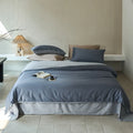 Axyaa Queen Duvet Cover Set - Lyocell/Cotton Mix, Natural Plant Fibers