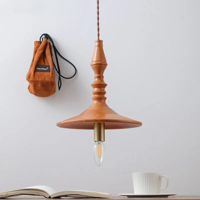 Axyaa Wood LED Pendant Chandelier Hanglampen