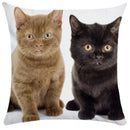 Axyaa Cute Cat Pillowcase Bubble Black  Kids Gift Decor Custom