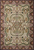 Nordic Plant Flower Print Living Room Carpet by Axyaa