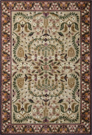 Nordic Plant Flower Print Living Room Carpet by Axyaa