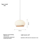 Axyaa Minimalist Knitted Pendant Light for Chic Spaces