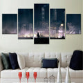 Axyaa Anime Landscape Canvas Wall Art Poster Modular Picture Print Living Room Decor