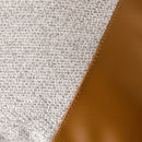 Axyaa Luxe Orange Gray Stitch Pillow for Stylish Living Room Decor