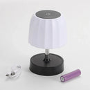 Axyaa Adjustable Height Rechargeable Table Lamp, Portable Wireless Touch Night Light.