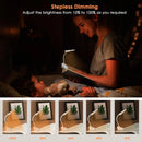 Axyaa Clip-On Book Light with 3 Color Temp & Dimming