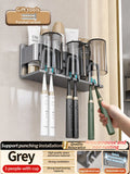 Axyaa 3-in-1 Bathroom Organizer: Toothbrush, Toothpaste, Electric Brush Holder Shelf Rack