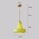 Axyaa Retro Glass LED Pendant Chandelier for Kitchen, Bedroom, and Bar