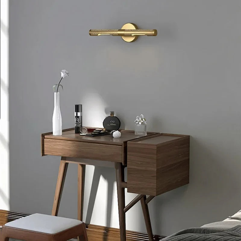 Axyaa Copper Mirror Headlight: Postmodern Wall Lamp for Bedroom, Living Room, Bathroom, and Vanity