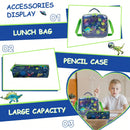 Axyaa Boys Primary School Backpack Set with Lunch Bag and Penbag