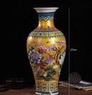 Axyaa Jingdezhen Enamel Vase: Ceramic Decorative Handicrafts, Antique Office Furniture Ornament