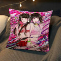 Axyaa Anime Pillow Cover by Chisato Tatumi for Sofa Room Decor and Wedding Gift