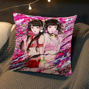 Axyaa Anime Pillow Cover by Chisato Tatumi for Sofa Room Decor and Wedding Gift
