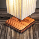 Axyaa Wood LED Floor Lamp for Cozy Home Atmosphere