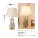 Axyaa Luxe Ceramic Table Lamp for Elegant Living Spaces