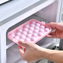 Axyaa Silicone 25 Grid Spherical Ice Cube Mold - Small Round Ice Maker