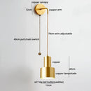 Axyaa Modern Wood Copper LED Wall Sconce for Living Room & Bathroom