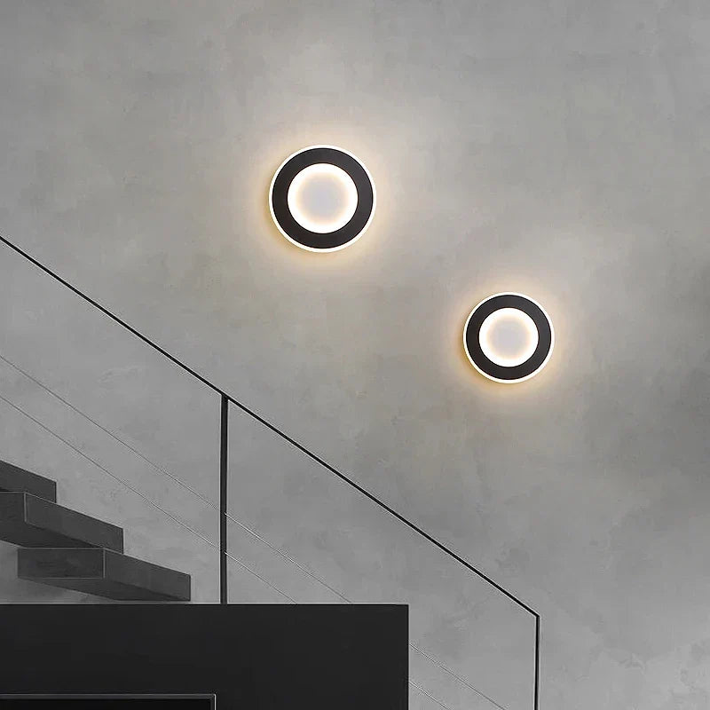 Axyaa Touch Sensor LED Wall Lamps for Indoor Living Minimalist Lighting