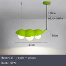Axyaa Pea Glass Ball LED Pendant Chandelier