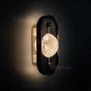 Axyaa Marble Wall Lamp Nordic Design Oak Wood Grain Personalized Living Room Retro décor