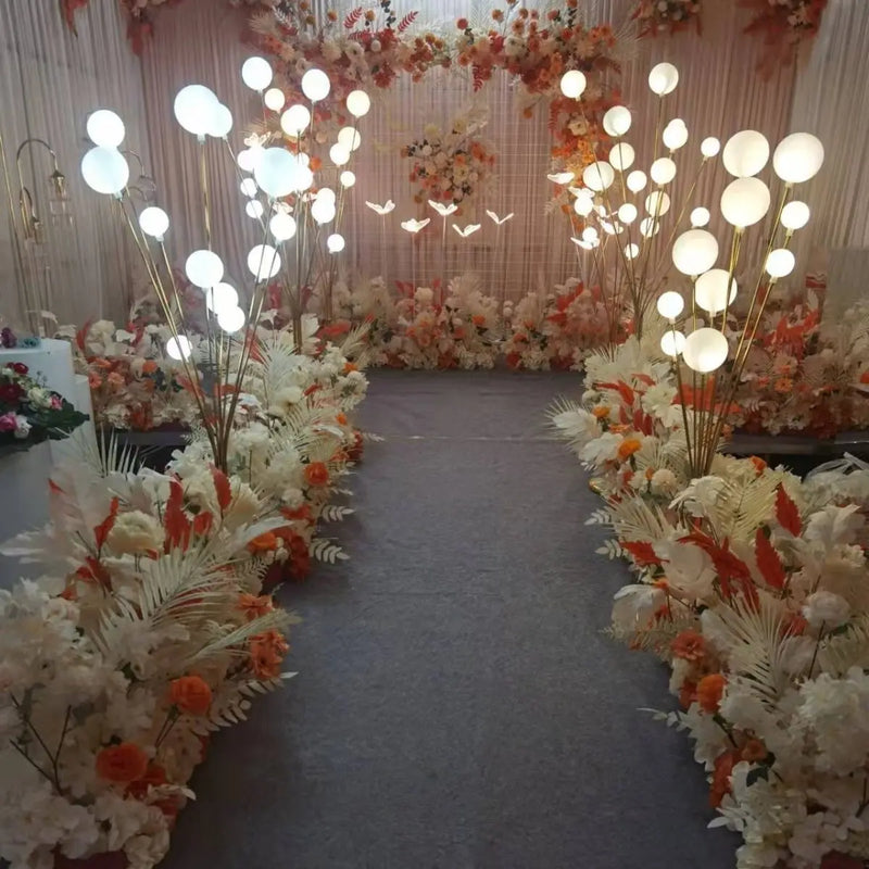 LED White Ball Light Apple Tree Decor for Party and Wedding by Axyaa