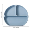 Axyaa Silicone Kids Tableware: High Temp Resistant, Drop-proof, Food Grade Child Bowl & Plate