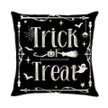 Axyaa Black Crow Pillow Case 45x45 Decorative Cushion Cover - Horror Atmosphere