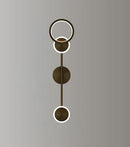 Axyaa Nordic Circular Wall Lamp: Modern & Creative Living Room and Corridor Lighting