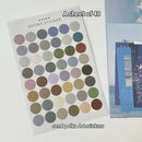 Axyaa Nordic Retro Wall Decor Photo Card Stickers DIY Art Postcard Set