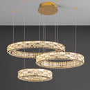 Axyaa Lux Crystal Chandeliers: Nordic Style LED Pendant Ceiling Lamps & Home Decor Lighting