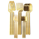Axyaa 15-Piece Stainless Steel Cutlery Set for Dining Table Essentials