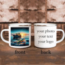 Enamel Mug for Camping & Fishing Enthusiasts | Axyaa Birthday Gift Mug