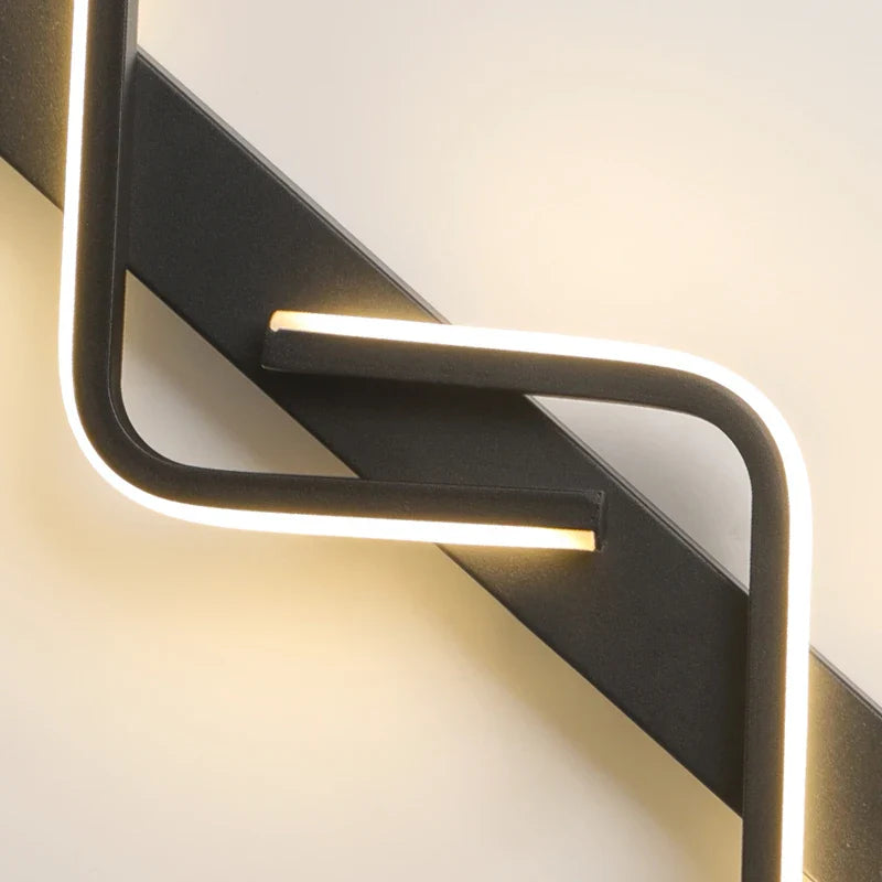 Nordic Long Decorative Wall Light by Axyaa: Modern Home Lighting Fixtures