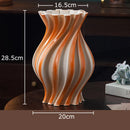 Axyaa Ceramic Vase Plant Pot Floral Vases Room Decor Aesthetic Ornaments