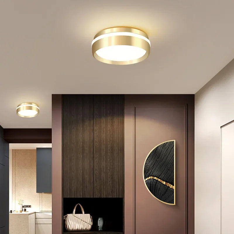 Axya LED Aisle Ceiling Light: Modern Luxury Circular Lighting Fixture