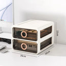 Axyaa Desktop Drawer Organizer Office A4 File Cosmetics Storage Cabinet Rack