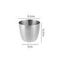 Axyaa Stainless Steel Beer Cups Korean Restaurant Coffee Cup Drinkware