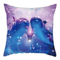Axyaa Dolphin Pattern Cushion Cover 45x45cm