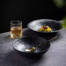 Axyaa Matte Ceramic Deep Plate Set - Restaurant Quality Tableware